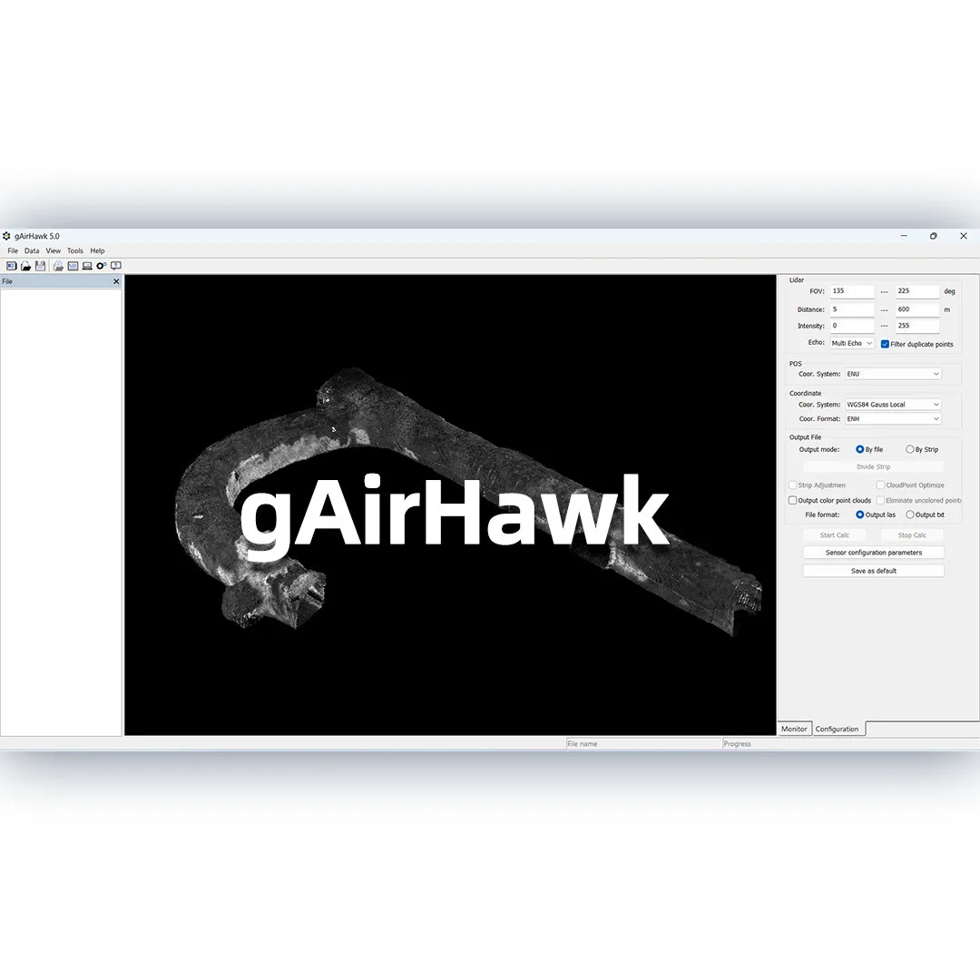 gAirHawk 5.0 — Software de achiziție și preprocesare LiDAR