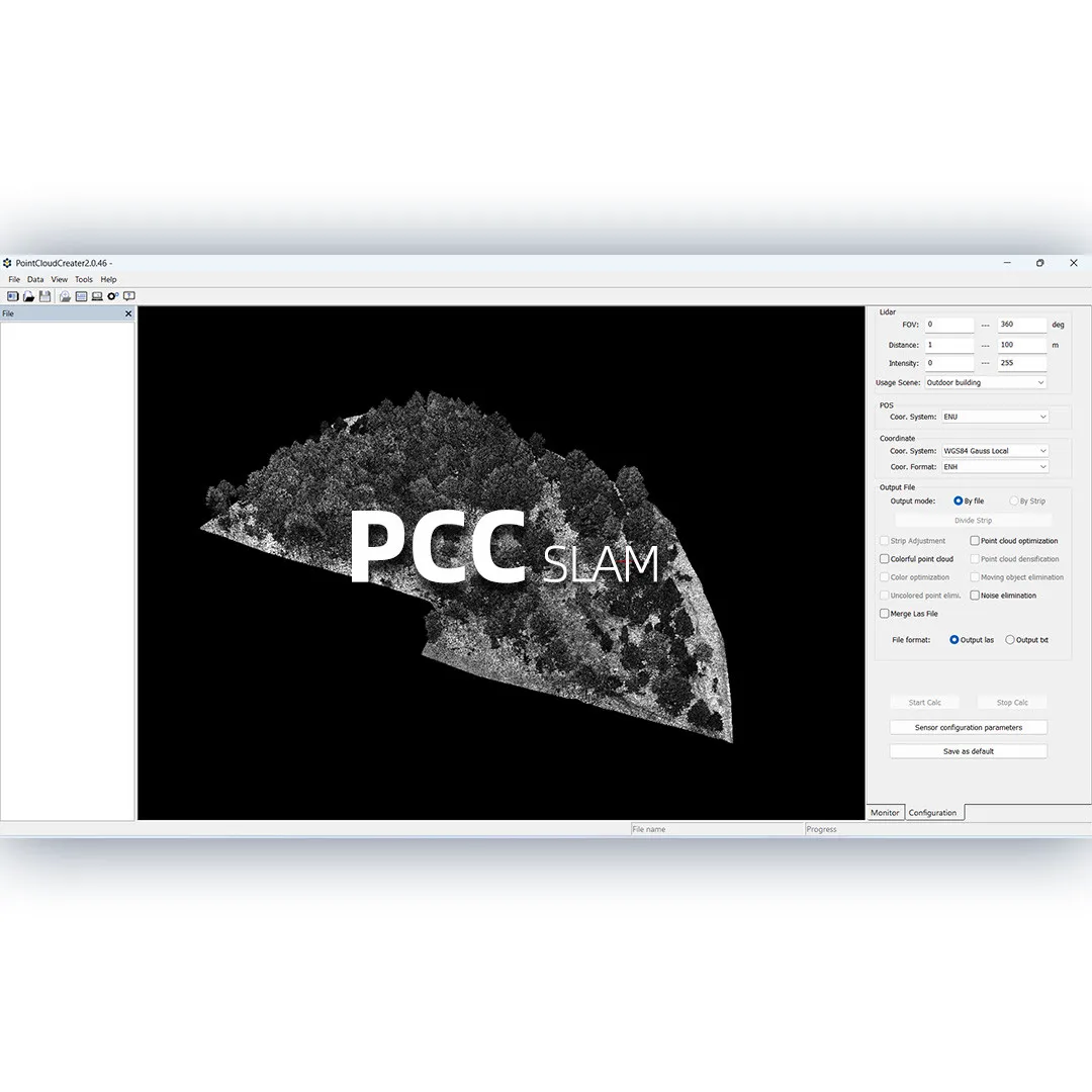 Software de procesare — PointCloudCreater